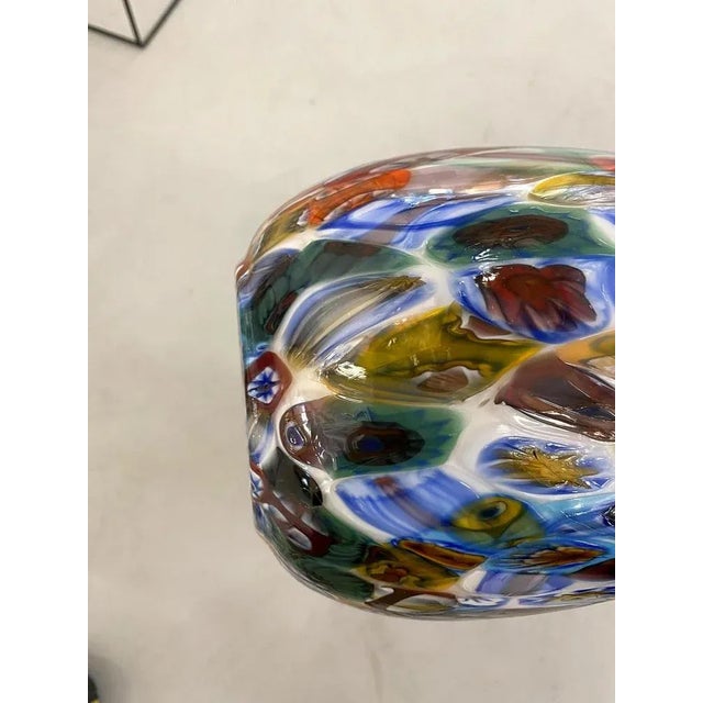 Contemporany Vase in Murrine Murano Glass from Simoeng For Sale - Image 6 of 11