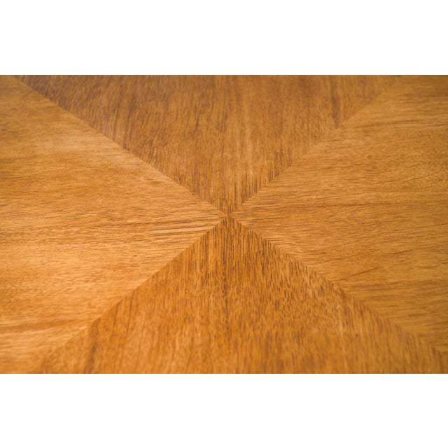 Italian Oak Table with Cast Iron and Bronze Legs, 1960s For Sale - Image 9 of 13