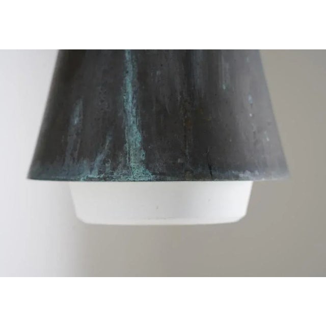 Swedish Copper Outdoor Wall Lamp attributed to Hans-Agne Jakobsson, 1960s For Sale - Image 9 of 13
