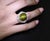 Late 20th Century Massive 28.70ct Chrysoberyl Cat's Eye & 1.94ct Diamond Platinum Ring Size 6.25 For Sale - Image 15 of 17