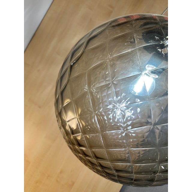 2010s Murano Style Glass Balloton Fume Pendant Sphere For Sale - Image 5 of 6