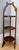 A beautifully crafted vintage Cornwall Wood Products three-tier folding pie stand, also known as a folding silent butler...