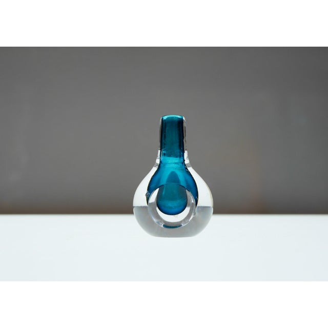 Mid-Century Modern Sommerso Glass by Mona Morales, 1960s, Set of 4 For Sale - Image 3 of 12