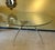 Round Errance Table in Polished Aluminum and Beveled Glass by Bernard Dequet for Protis, 1970s For Sale - Image 9 of 9