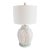 Vintage Palm Beach Style Ribbon & Bow Motif Plaster Table Lamp For Sale