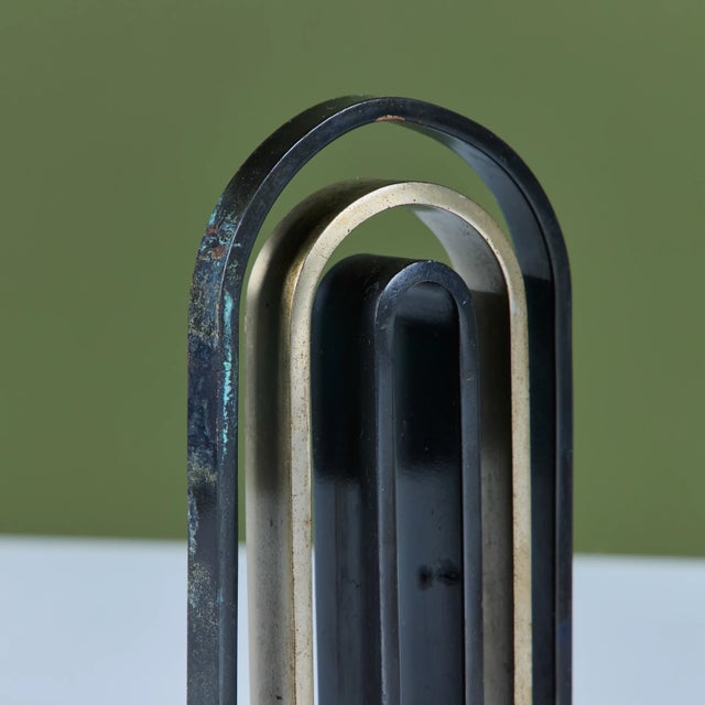 Pair of Arch Bookends by Walter von Nessen for Chase USA For Sale - Image 14 of 18