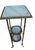 Metal Antique Victorian Style Three Tier Marble Occasional Side Table For Sale - Image 7 of 8