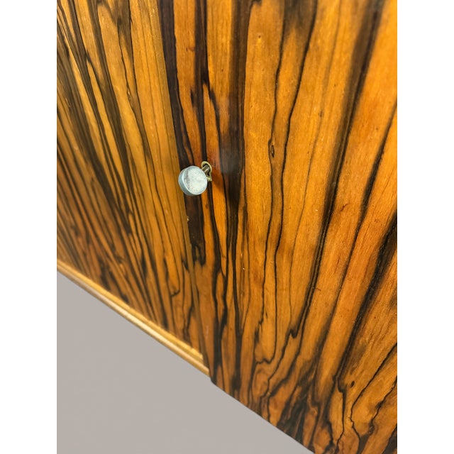 Art Deco Dining Room Set in Makassar Ebony, 1930, Set of 3 For Sale - Image 11 of 18