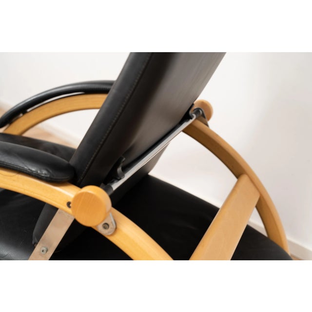 Black Lounge Chair by Ingmar Relling from Westnofa, 1960s For Sale - Image 8 of 12