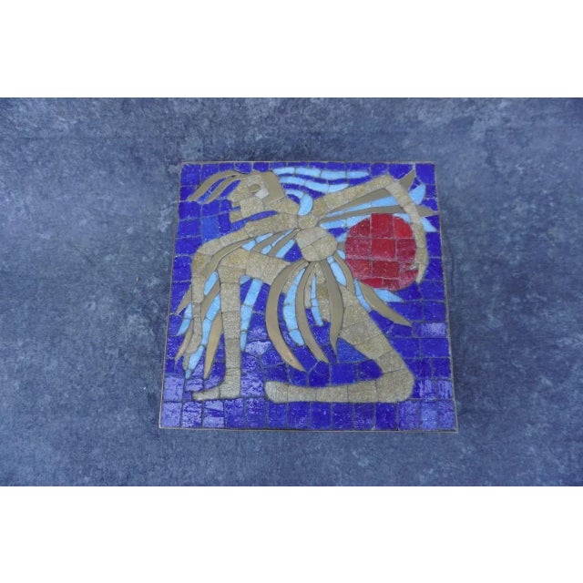 Mid 20th Century Salvador Terán Glass and Brass Box For Sale - Image 4 of 7