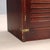 Brown Antique Mahogany Veneer and Brass Cupboard, Italy, 20th Century For Sale - Image 8 of 11