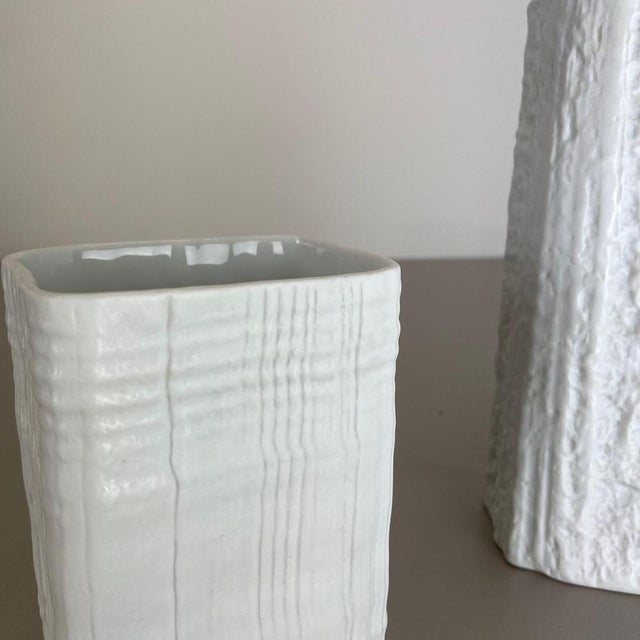 Ceramic Op Art Vase by Martin Freyer for Rosenthal, Germany, 1970s For Sale - Image 7 of 18