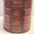 Vintage Faux Leather Trompe l'Oeil Book Spine Wastebasket - Maitland-Smith Style For Sale In Mobile - Image 6 of 9