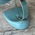 Vintage General Electric 1950s Aqua Blue Metal Oscillating Desk Fan - 10" Blades 14" Tall For Sale - Image 10 of 14