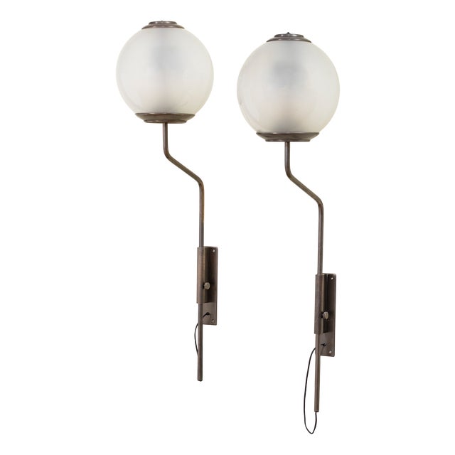 Wall Lamps Mod. Lp11 by Luigi Caccia Dominioni for Azucena, 1958, Set of 2 For Sale
