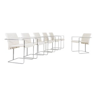 Set of Six Modernist Chairs by Ernesto Radaelli For Sale