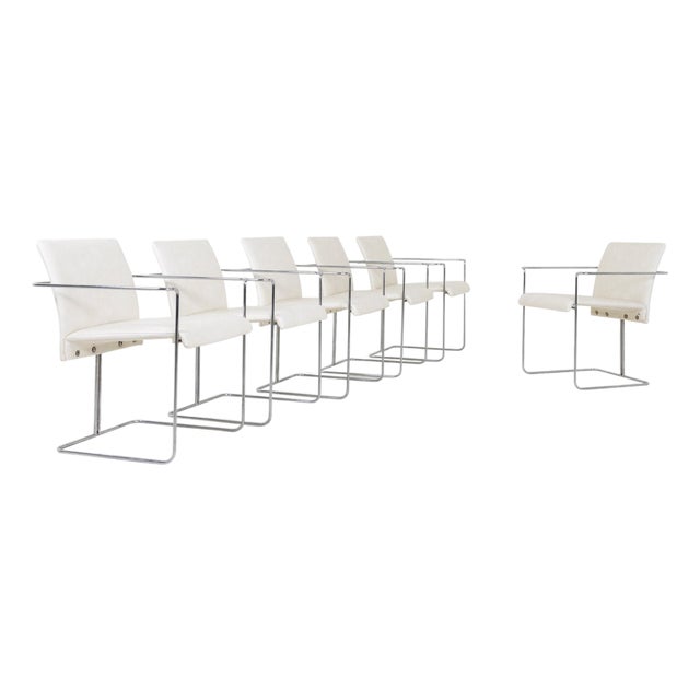 Set of Six Modernist Chairs by Ernesto Radaelli For Sale