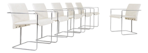 Set of Six Modernist Chairs by Ernesto Radaelli