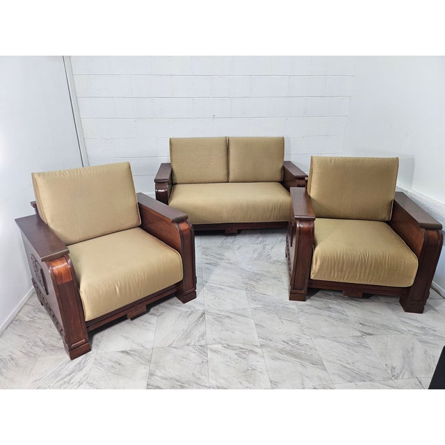 Vintage Custom Sofa Set For Sale - Image 4 of 15