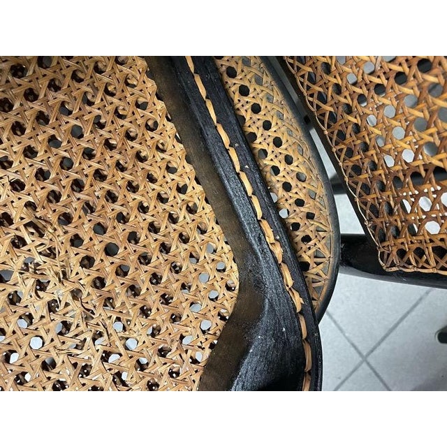 Set of 10 "811" model chairs produced in the 1970s based on a design by the well-known architect Josef Hoffman and made by...