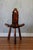 Mid-20th Century Hand-Carved Spanish Brutalist Pine Fireside Chair For Sale - Image 4 of 10