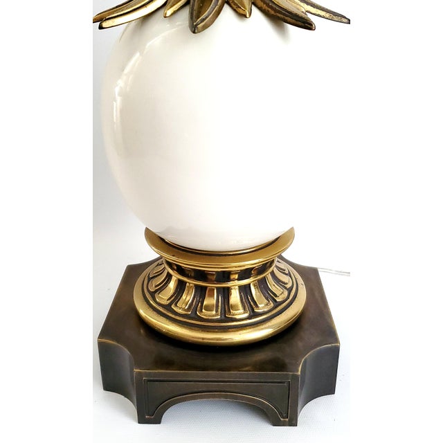Bronze Lamp Ostrich Egg For Sale - Image 8 of 12