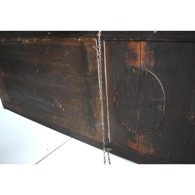 Antique German Empire Neoclassical Ormolu Trumeau Mirror For Sale - Image 12 of 13