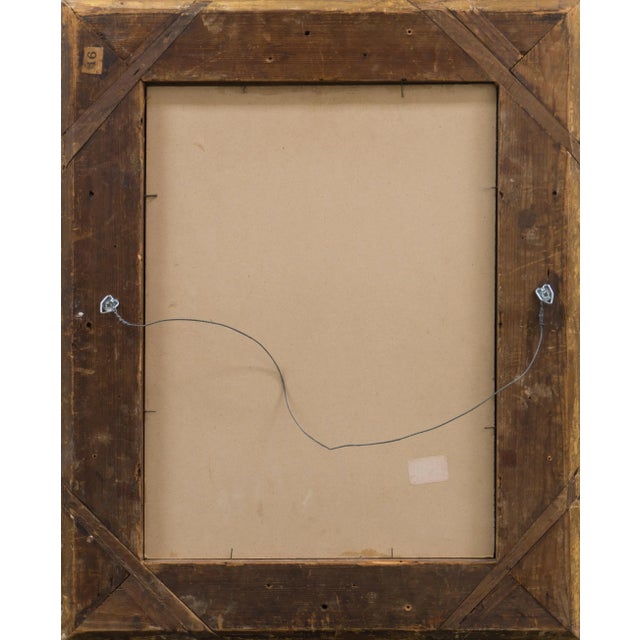 Saffron 'Prophetic Figure' by Homer Williams, Chouinard Art Institute, Figural Study, Christian, Biblical, Old Testament For Sale - Image 8 of 9