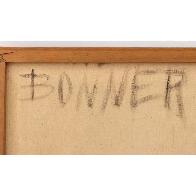 Fritz Bonner Abstraction Acrylic on Canvas For Sale - Image 9 of 10