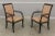 Pair Regency Style Black & Gold Dolphin Armchairs For Sale - Image 13 of 13