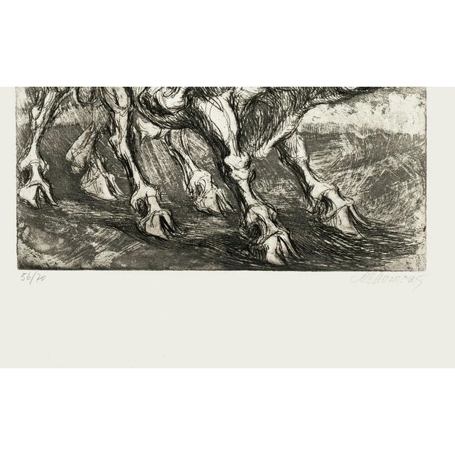 Minotaur is an original etching artwork by Marcel Chirnoaga (Romanian, 1930–2008) one of the most important artists of...