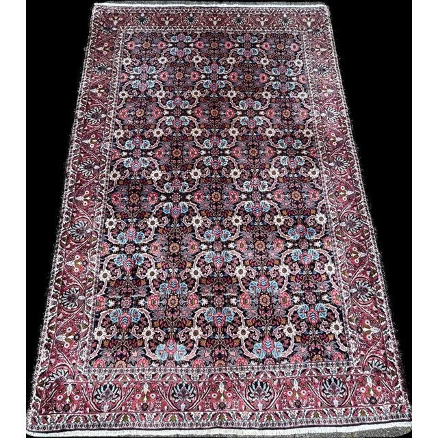 Vintage Bidjar Oriental Rug, 1950s For Sale - Image 6 of 6