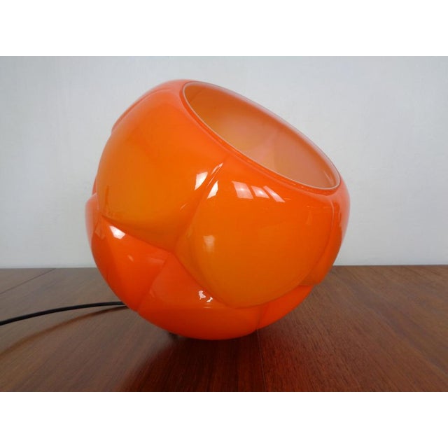 Orange Glass Ball Ceiling Lamp from Peill & Putzler, Germany, 1960s For Sale - Image 14 of 18