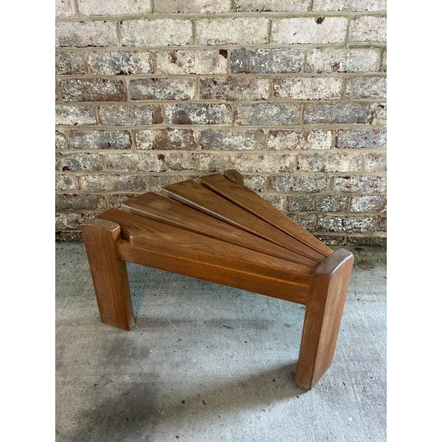 1960s Brutalist Wooden Side Table, Netherlands For Sale - Image 11 of 18