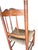 Wood 19th Century New England Rush Seat Ladder Back Chair For Sale - Image 7 of 11