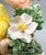 Vintage Italian Ceramic Yellow Bird Figurine With Applied Flowers and Foliage – Traditional, Cottage For Sale - Image 13 of 14