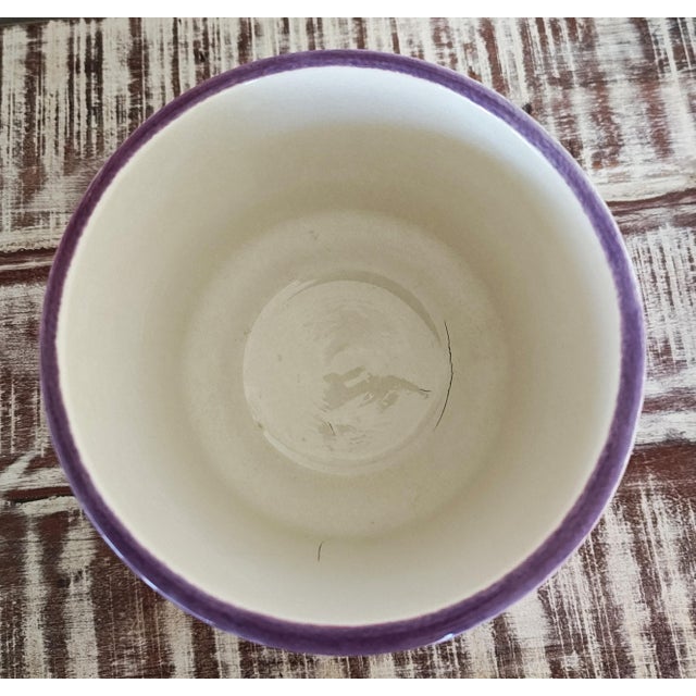 Mid-Century Modern 1970s Crown Lynn Ironstone Cachepot Planters- Set of 2 For Sale - Image 3 of 6