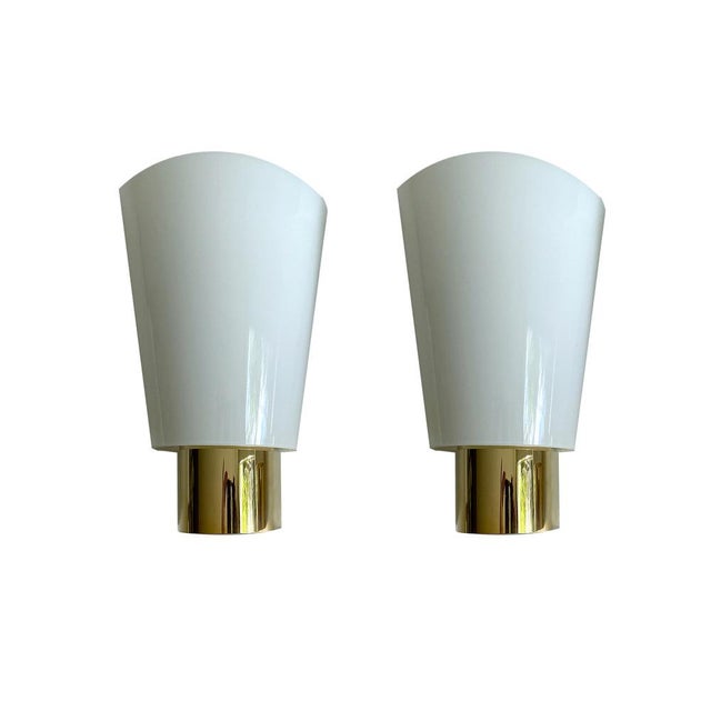 Vintage Glass Sconces from Limburg, Set of 2 For Sale - Image 14 of 14