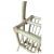 Mid Century Modern Sculptural Bamboo Magazine Rack Holder, Franco Albini Style For Sale - Image 9 of 10