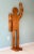 Brown Mid-Century American Folk Art Wood Articulated Man Figure For Sale - Image 8 of 9