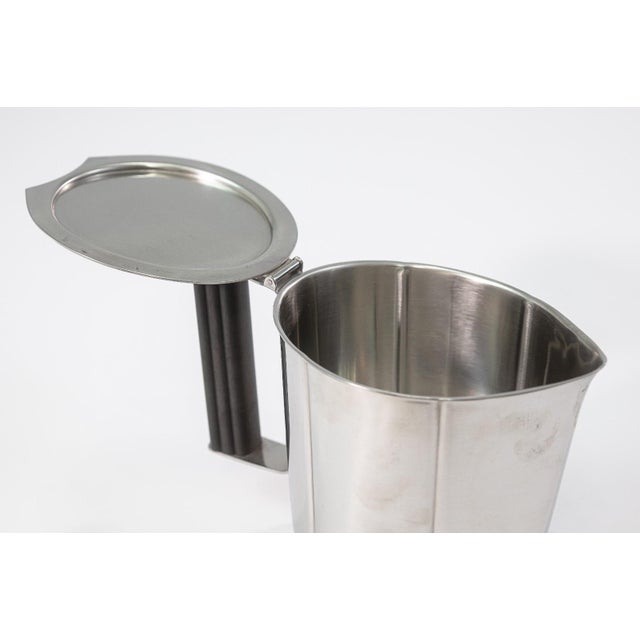 1920s 1920s Georg Jensen Serving Set Knife / Forks + Gense Pair of Teapots Stainless - 5 pcs For Sale - Image 5 of 11