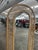 Boho Chic Large Vintage Arched Bamboo Floor Mirror For Sale - Image 3 of 6