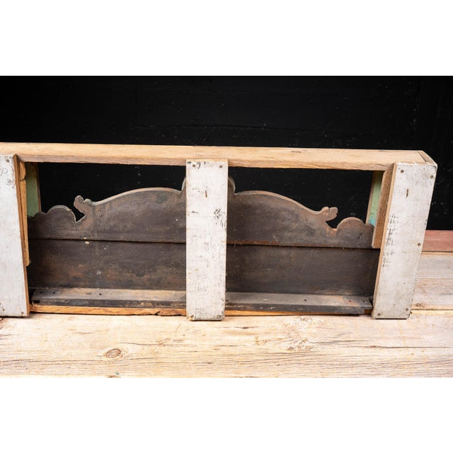 Late 19th Century Victorian Painted Cast Iron Architectural Pediment For Sale - Image 11 of 18