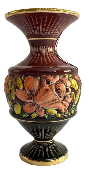 Vintage Ceramic Vase by H. Bequet, Belgium, 1950s