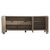 A Bernhardt Kiona buffet in Sandbar white oak, with twisted rope wrapping the door fronts and end panels. Four cylindrical...