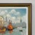 Sky Blue Framed Mid-Century Modernist Oil Painting by Clebant For Sale - Image 8 of 13