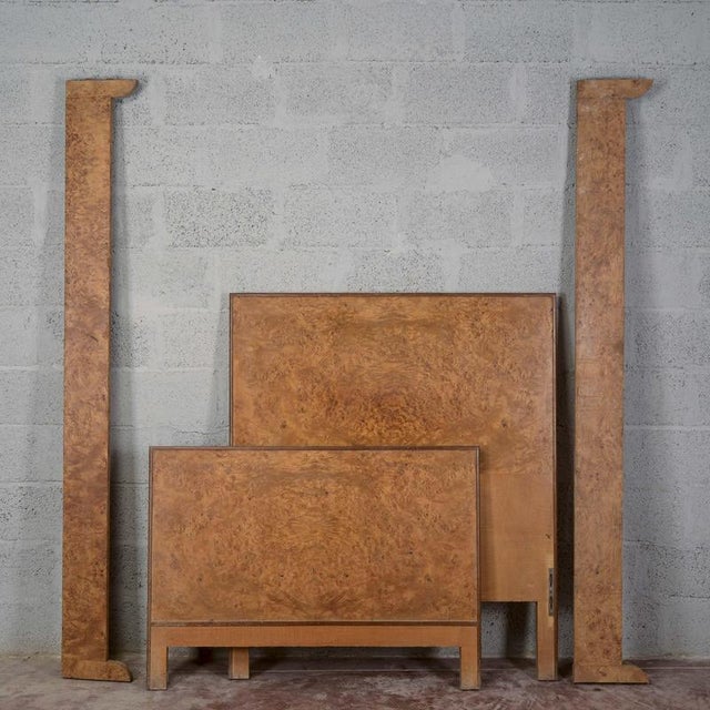 Art Deco Bed in Briar Root For Sale - Image 18 of 18