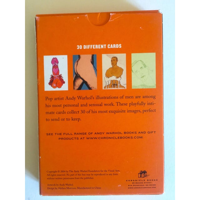 Andy Warhol Foundation " Men " Collector's Pop Art Postcard Prints - Boxed Set of 30 For Sale - Image 11 of 13