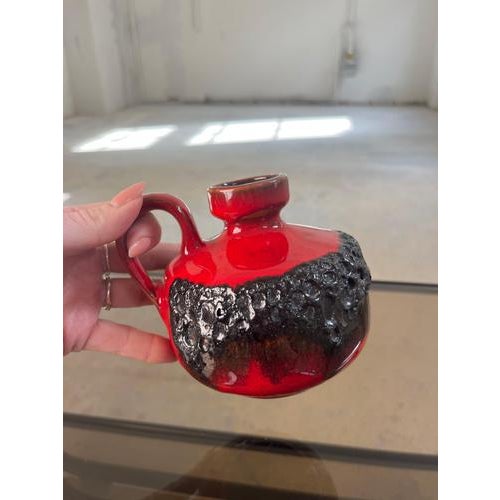 210 Vase in Red and Black from Kreutz Keramik For Sale - Image 6 of 10