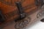 18th Century Carved Wooden Coffer with Slanted Lid and Iron Mounts, France For Sale - Image 10 of 14